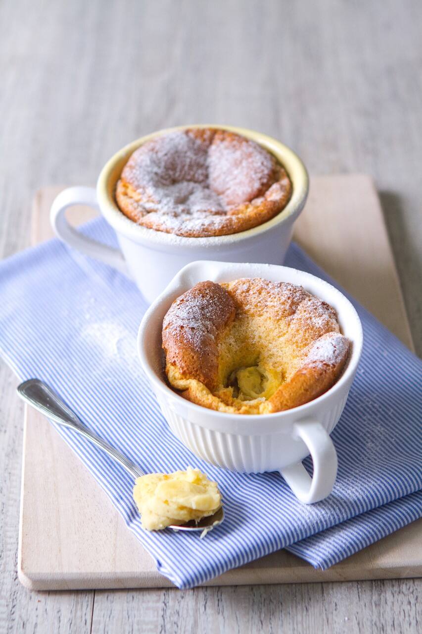 Warm Vanilla Bean Soufflé Metro.Style